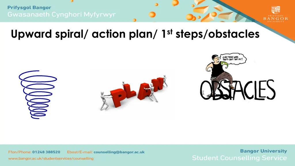 upward spiral action plan 1 st steps obstacles