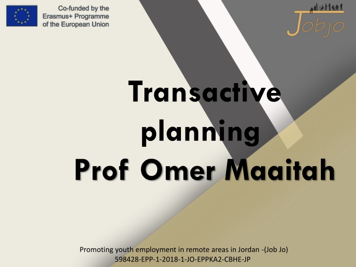 transactive planning prof omer maaitah