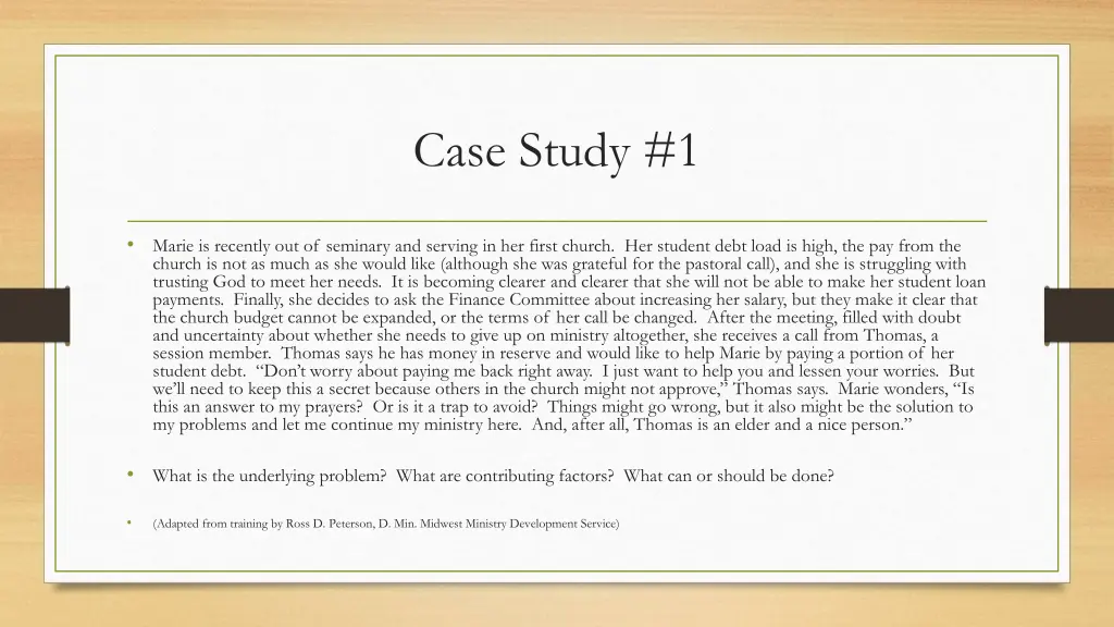 case study 1