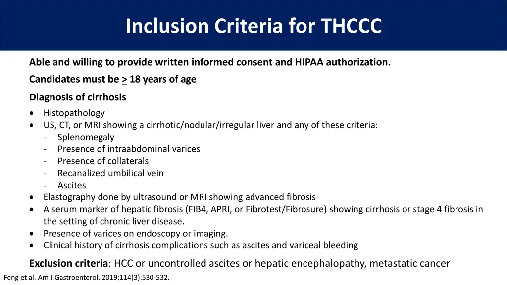 inclusion criteria