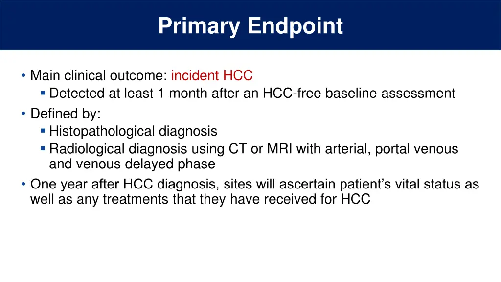 primary endpoint