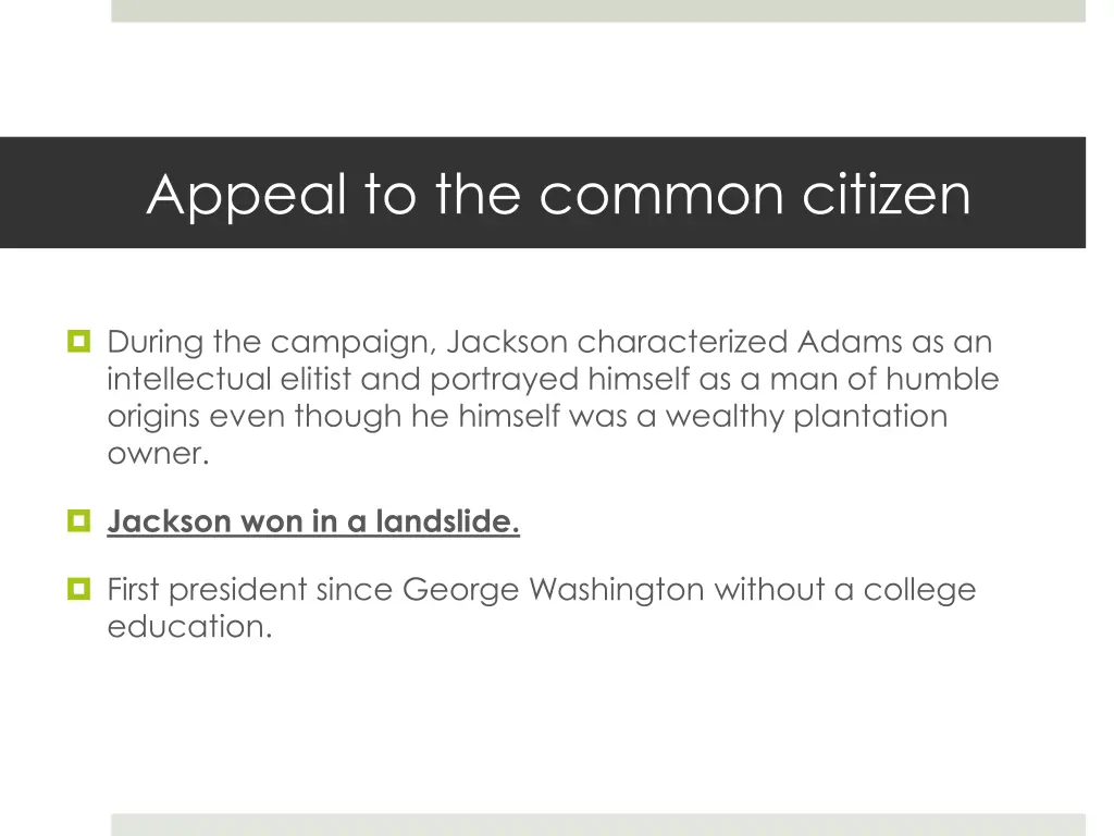 appeal to the common citizen