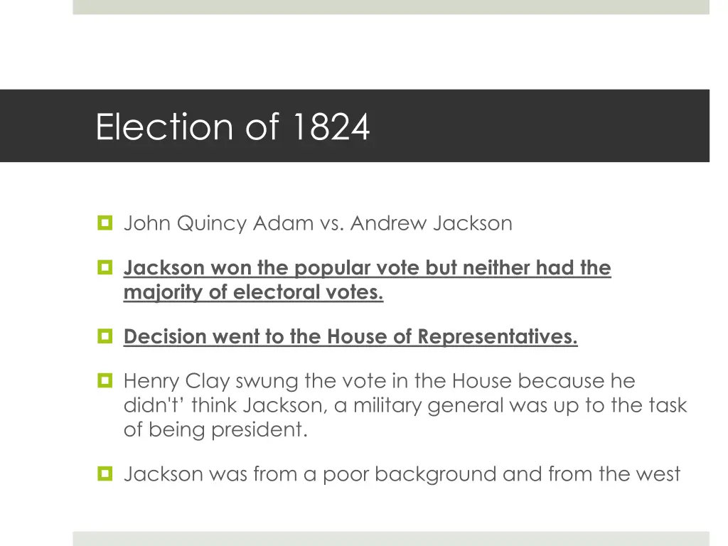 election of 1824