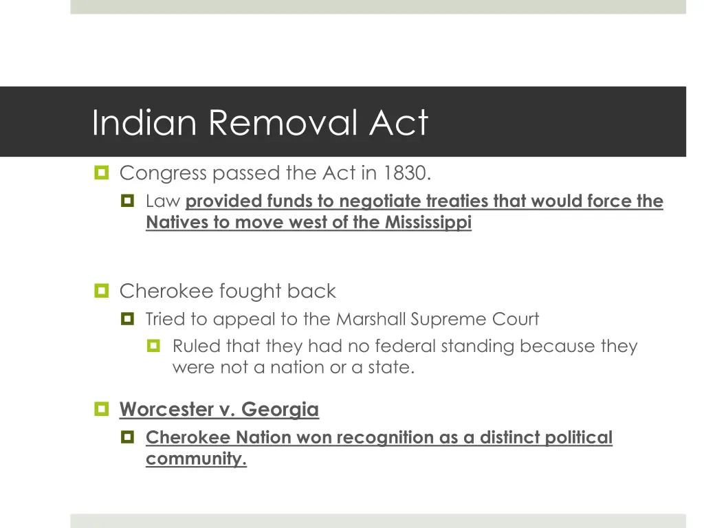 indian removal act