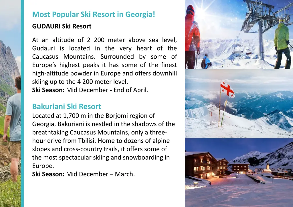 most popular ski resort in georgia