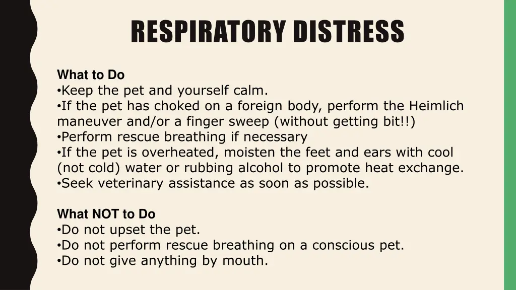 respiratory distress