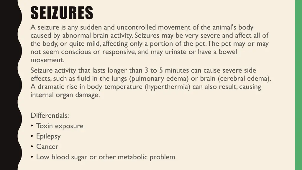 seizures a seizure is any sudden and uncontrolled