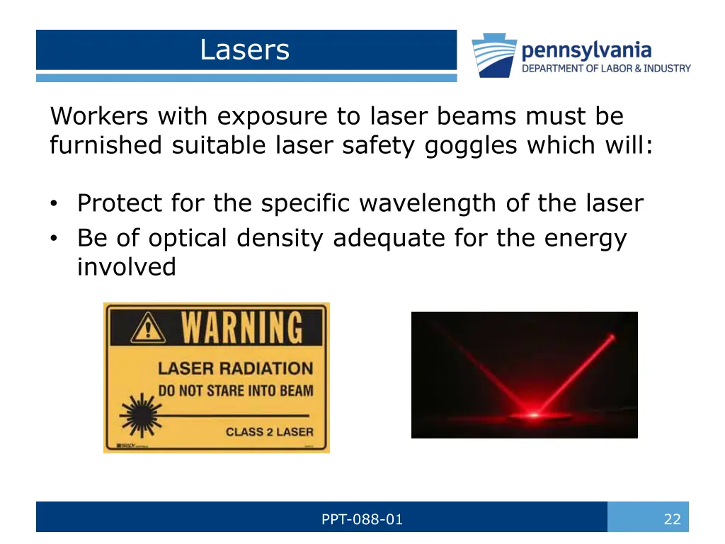 lasers