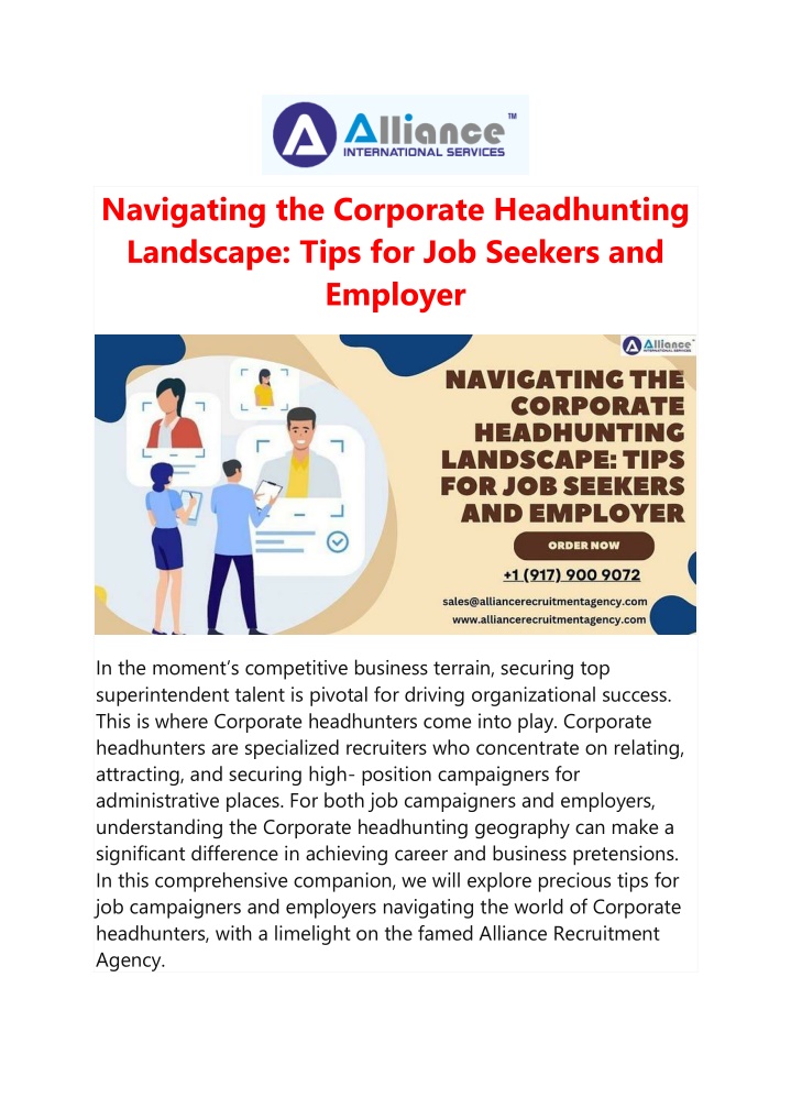 navigating the corporate headhunting landscape