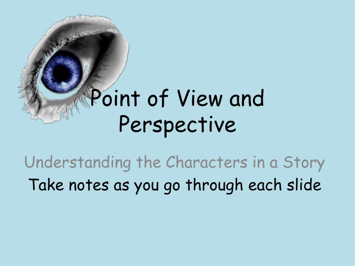 point of view and perspective