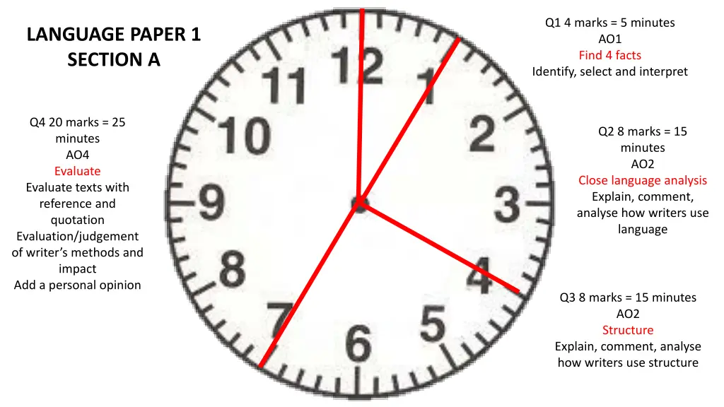 q1 4 marks 5 minutes ao1 find 4 facts identify