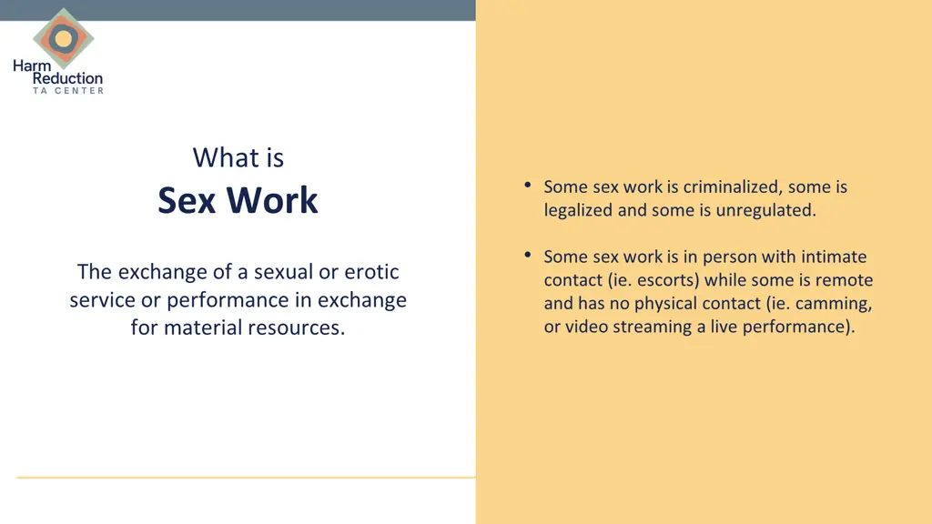 what is sex work