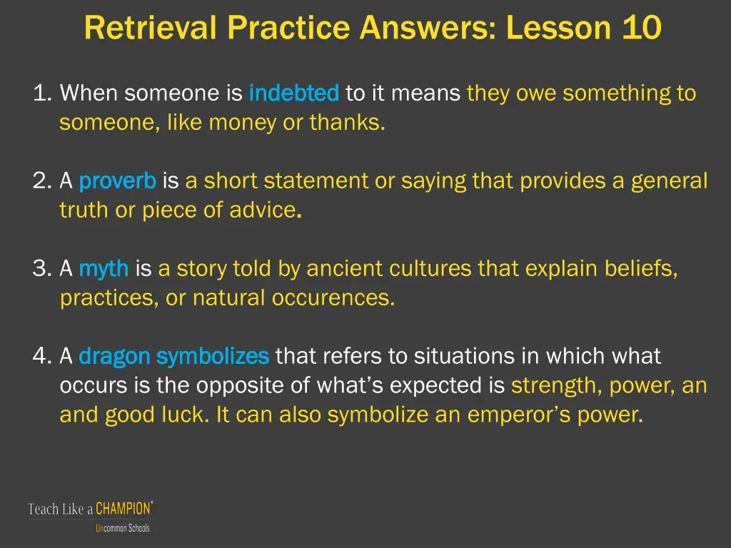 retrieval practice answers lesson 10