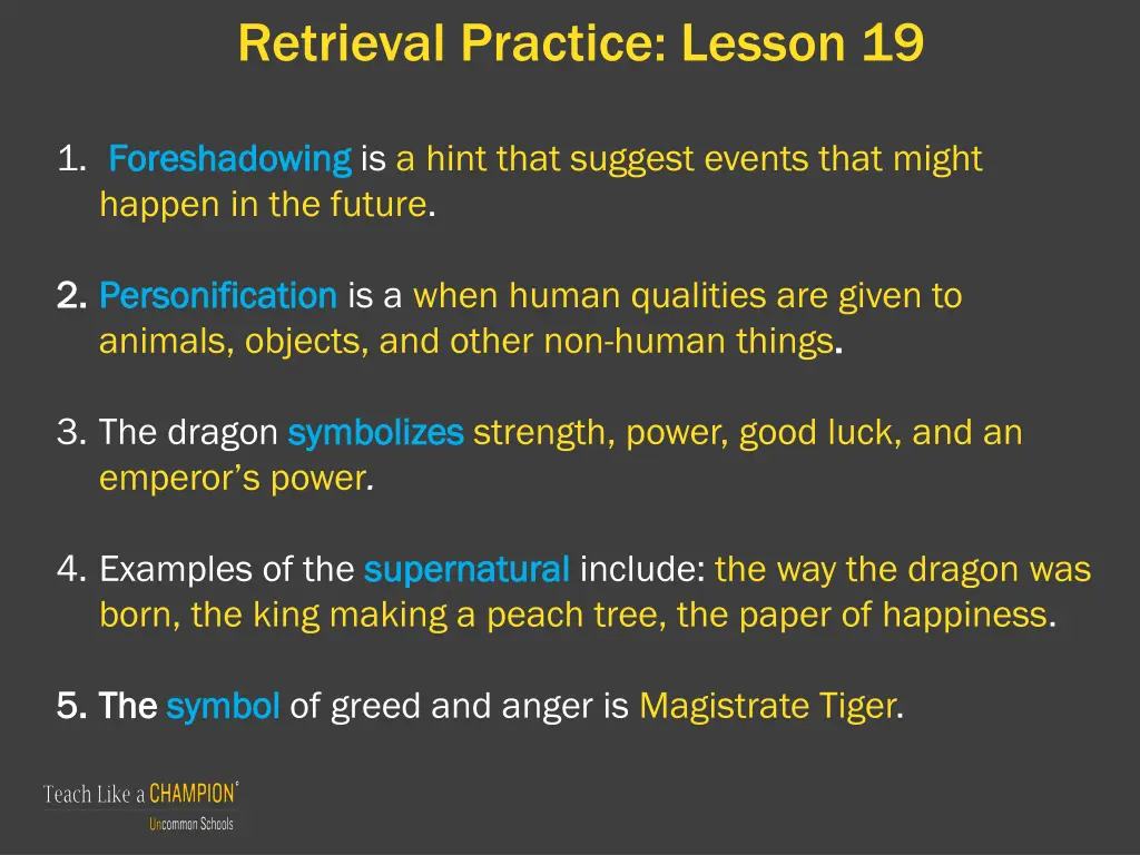 retrieval practice lesson 19 1