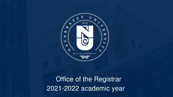 office of the registrar 2021 2022 academic year