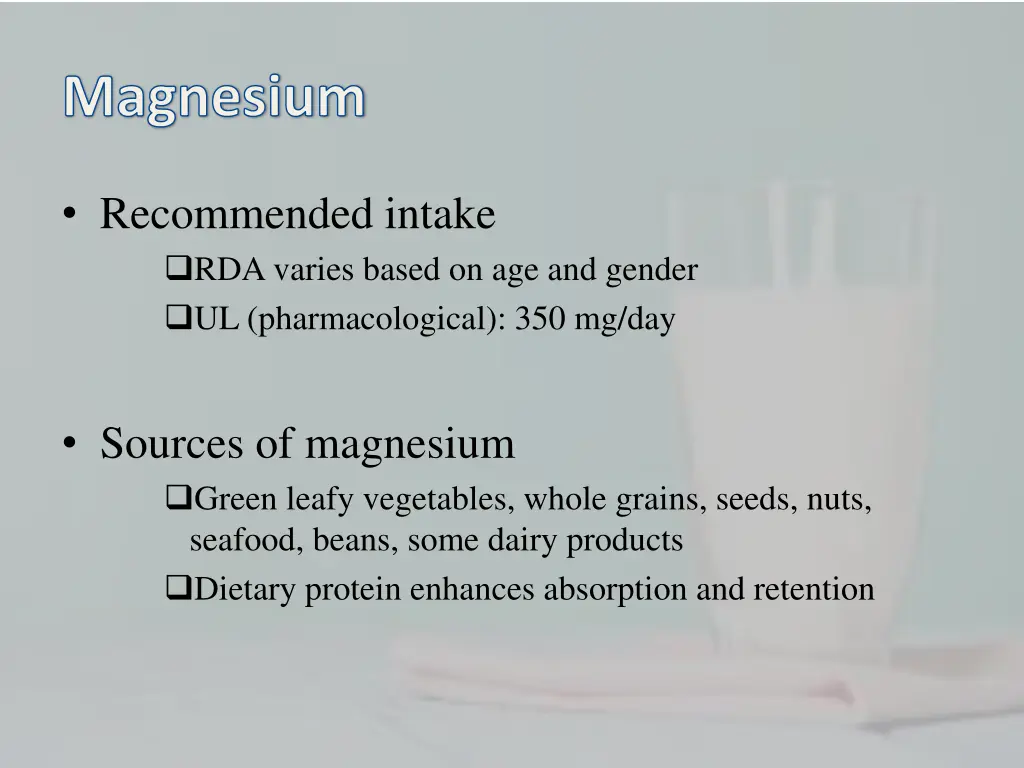 magnesium