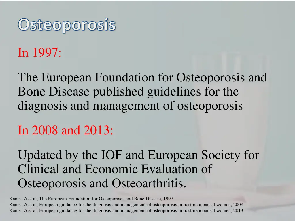 osteoporosis