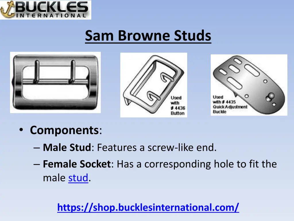 sam browne studs