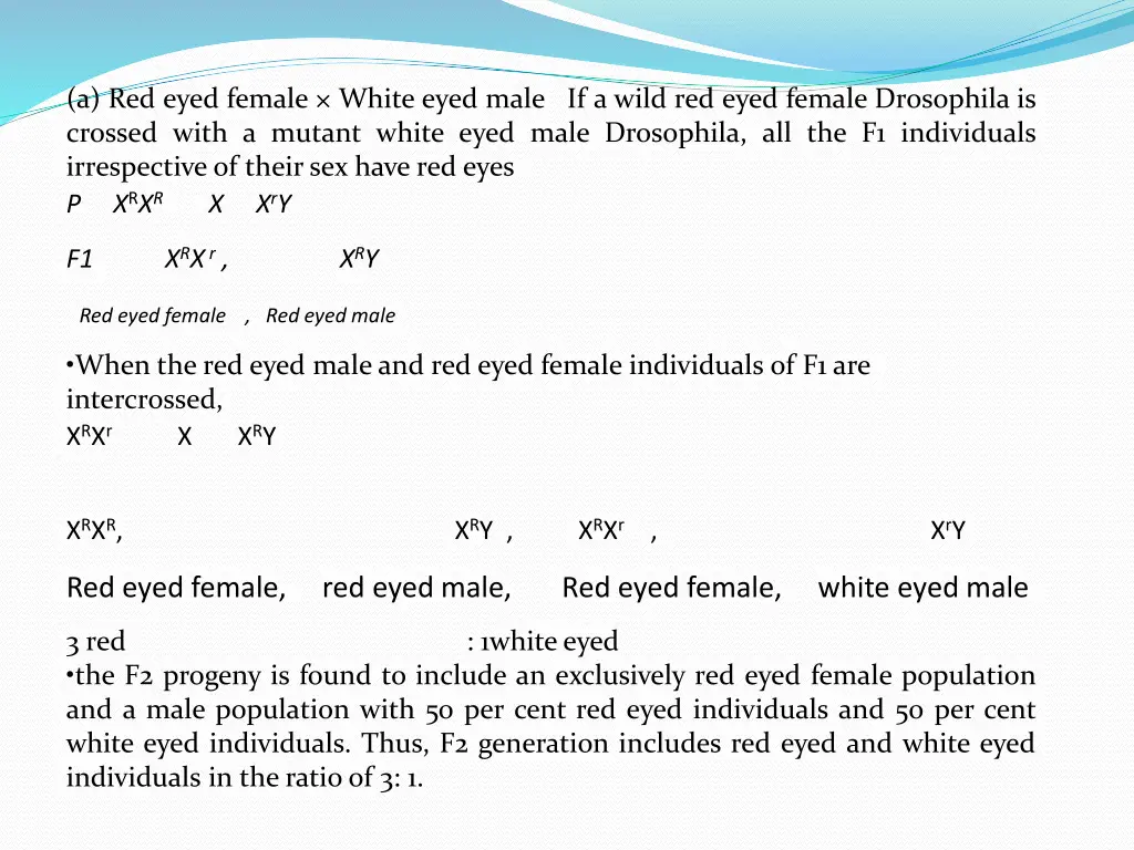 a red eyed female white eyed male if a wild