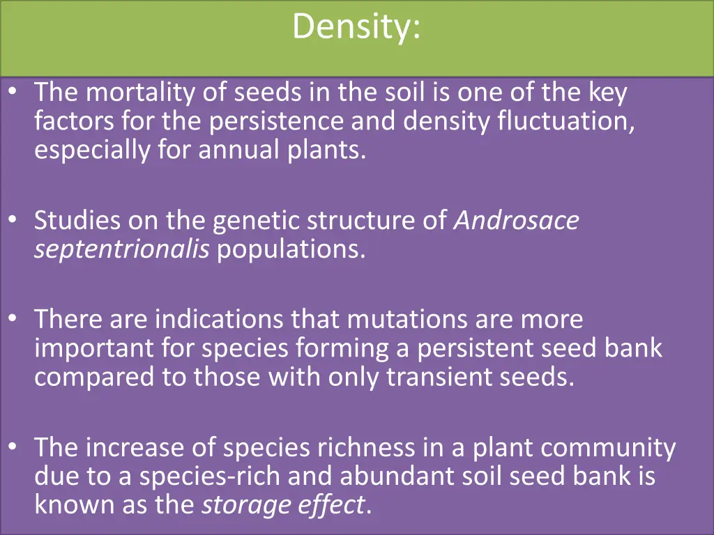 density