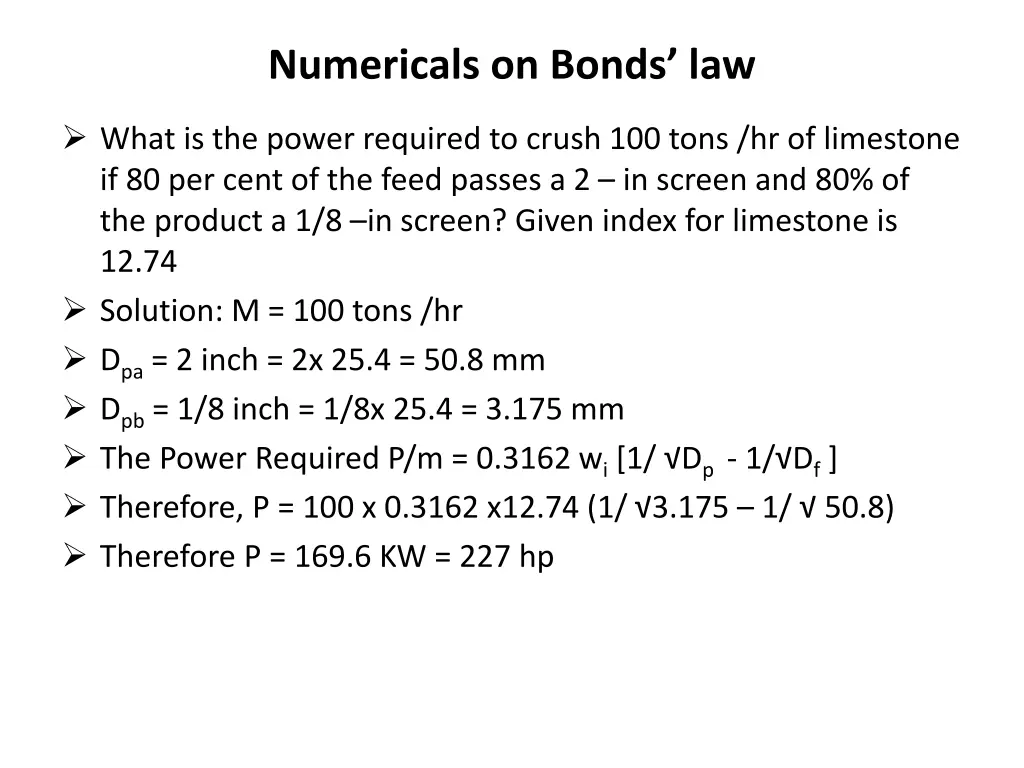 numericals on bonds law