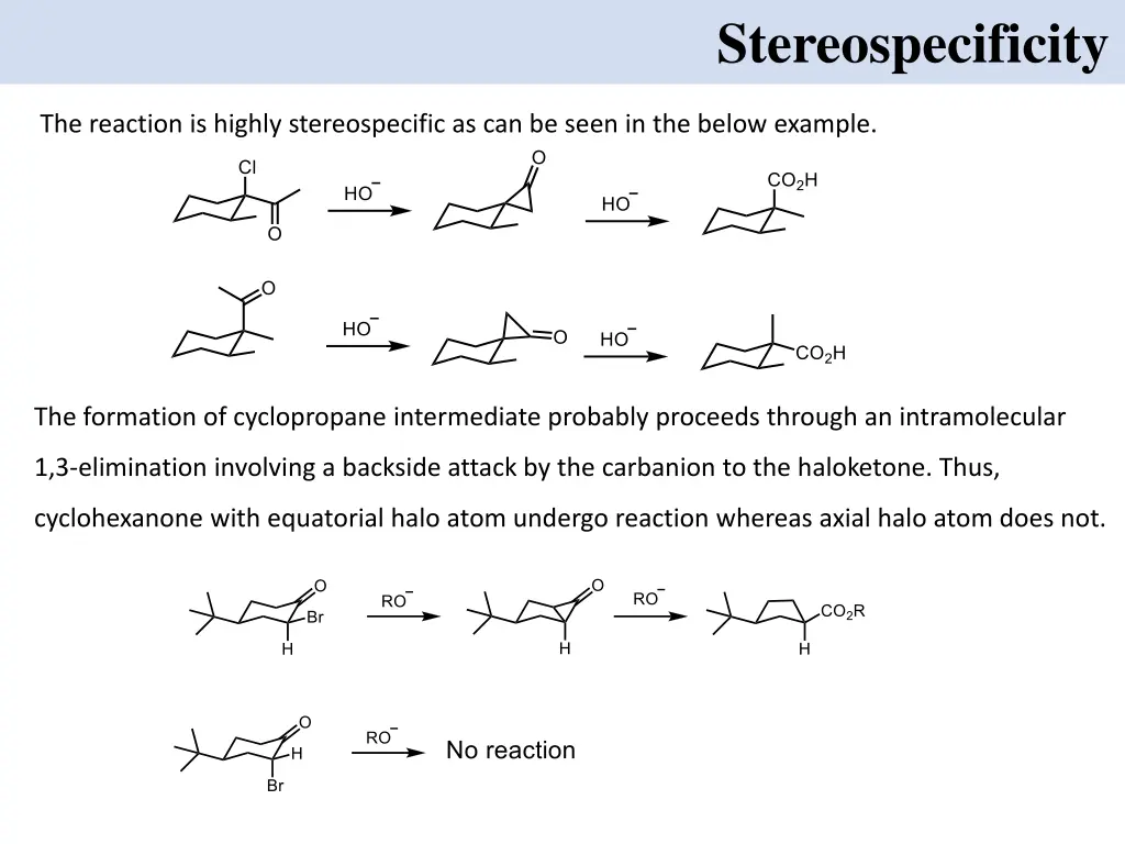 stereospecificity