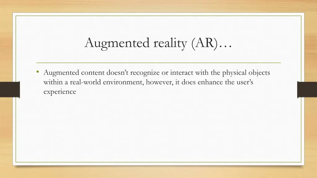 augmented reality ar 1