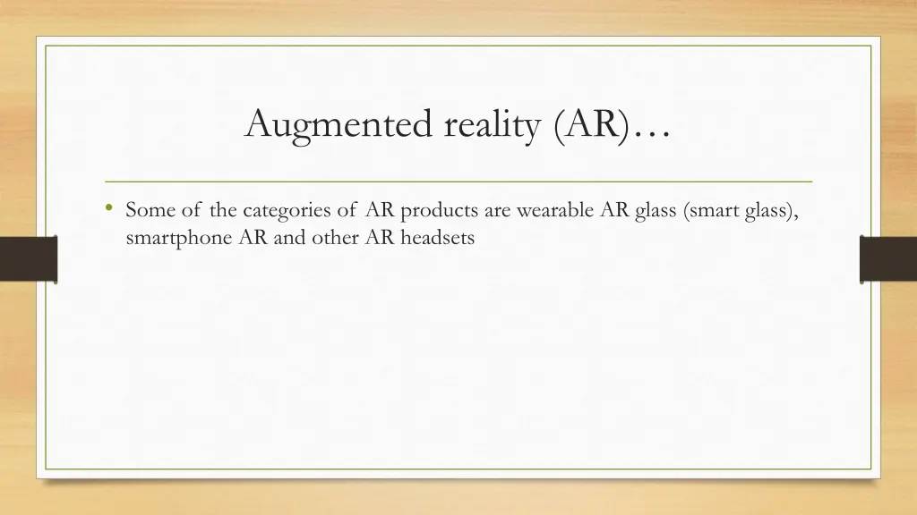 augmented reality ar 2