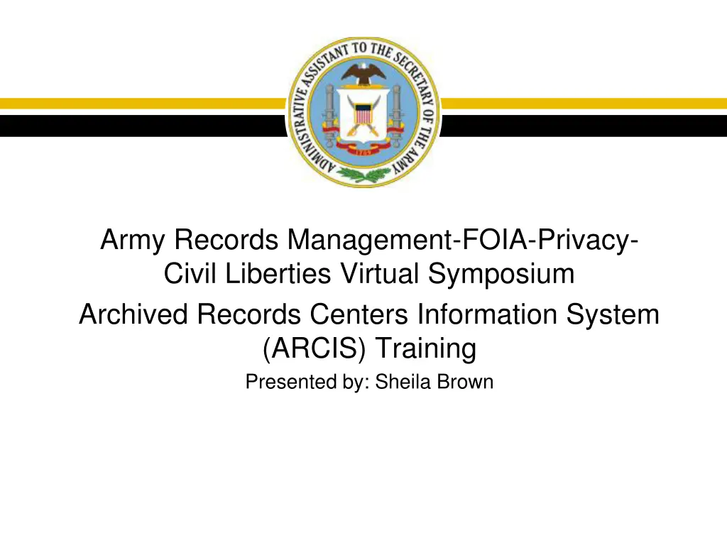 army records management foia privacy civil