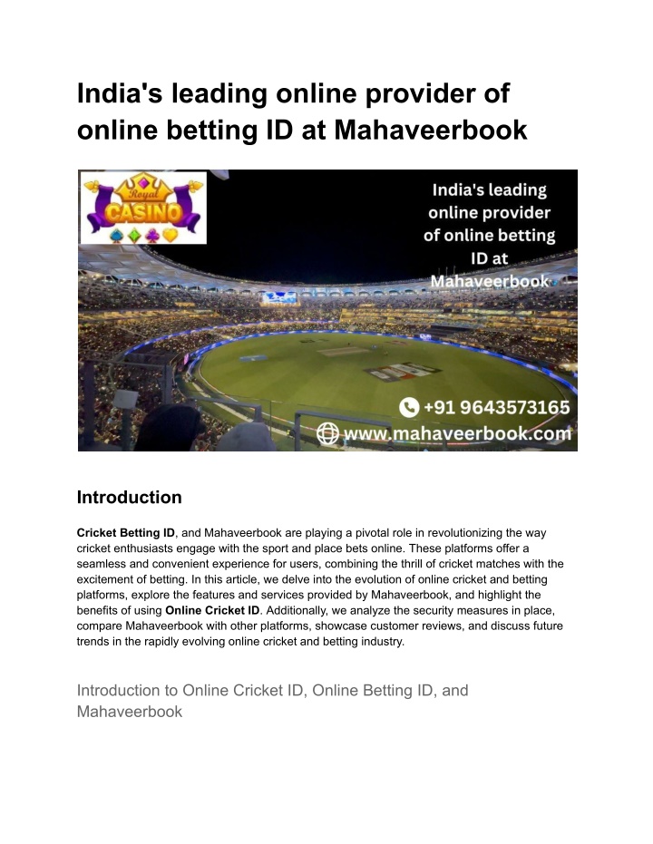 india s leading online provider of online betting