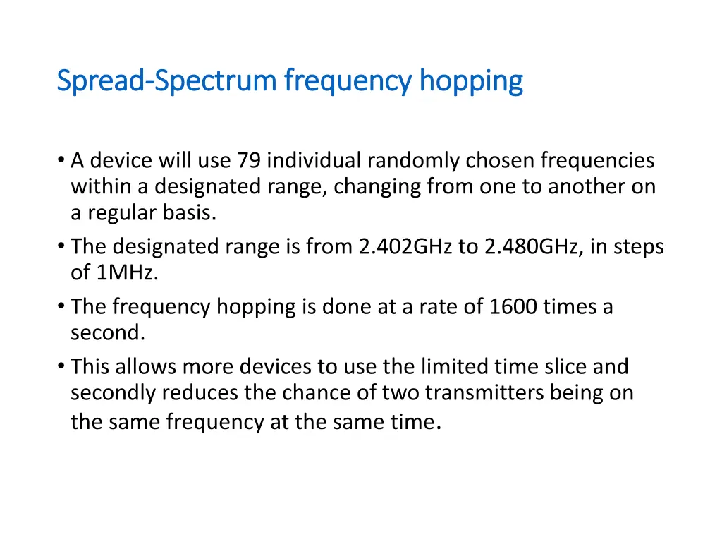 spread spread spectrum frequency hopping spectrum