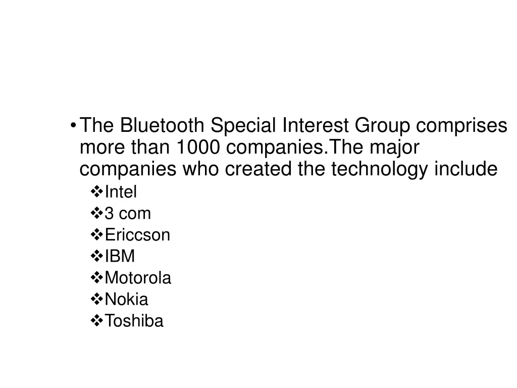 the bluetooth special interest group comprises