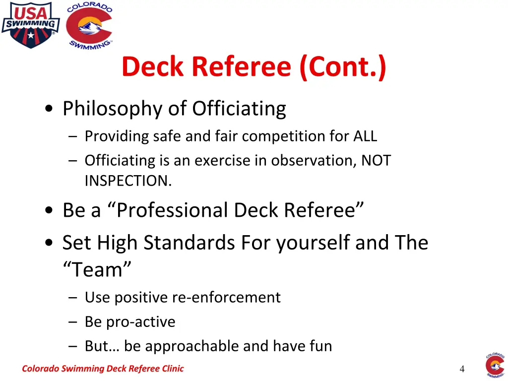 deck referee cont