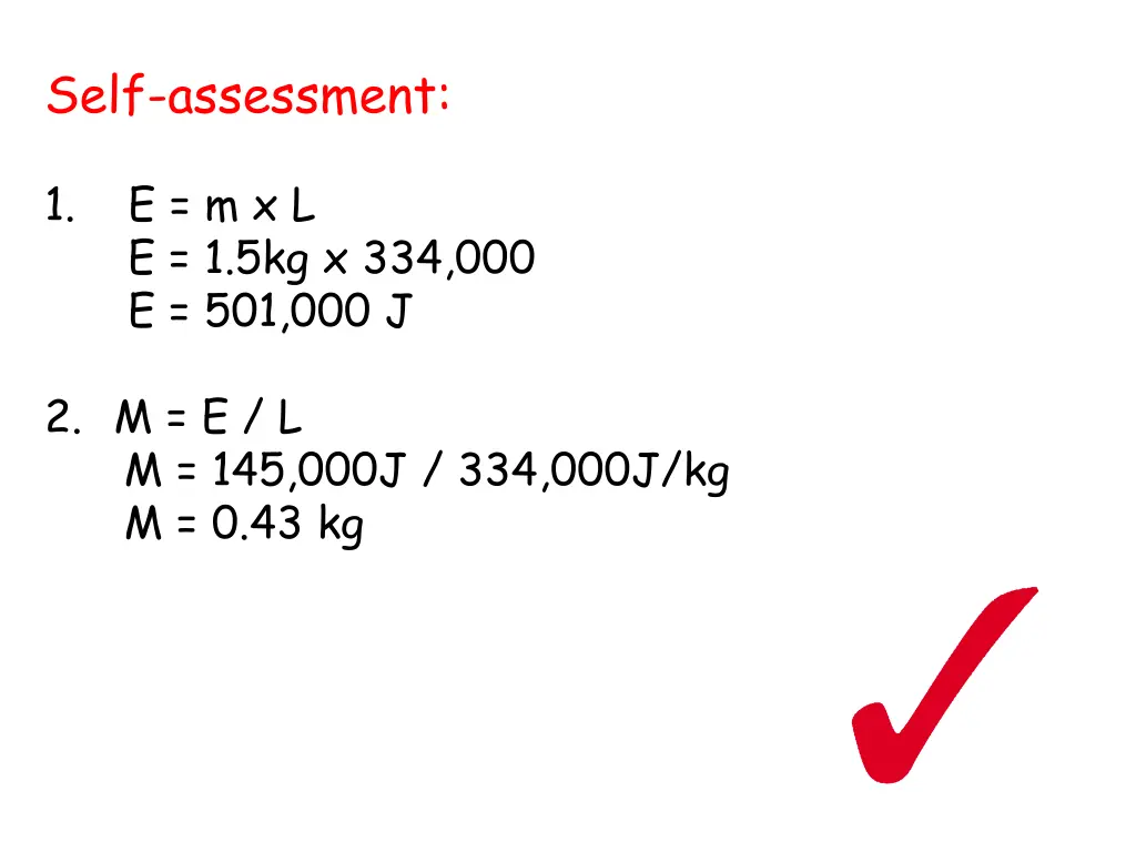 self assessment 1