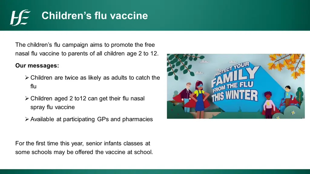children s flu vaccine