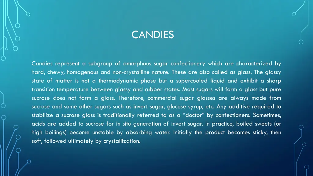 candies