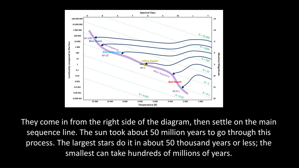 they come in from the right side of the diagram