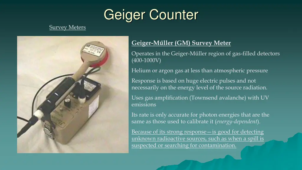 geiger counter