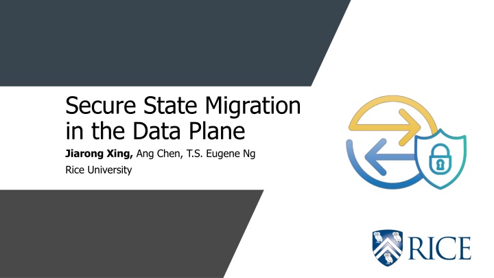 secure state migration in the data plane jiarong