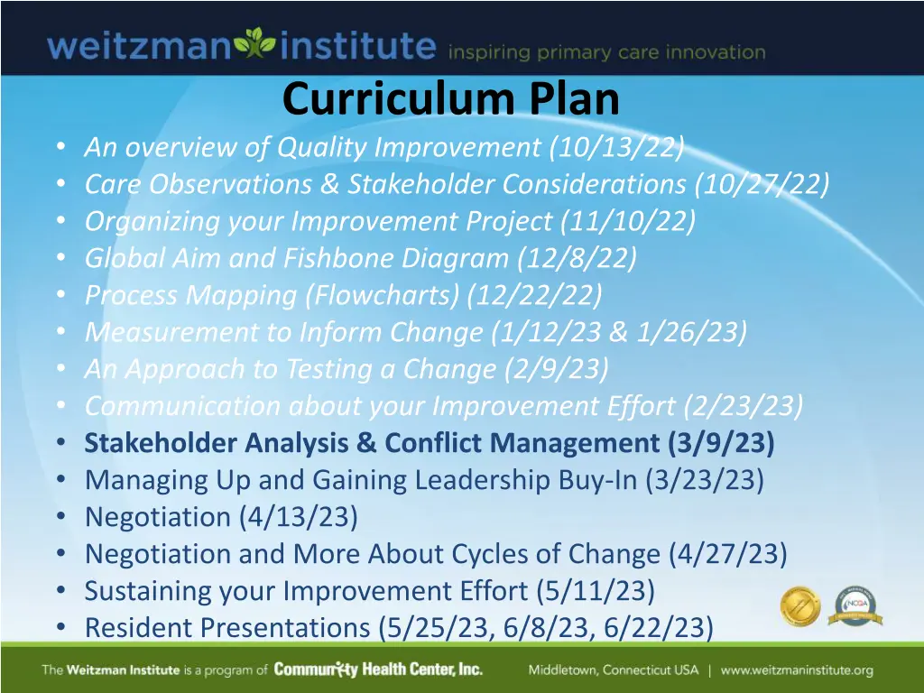 curriculum plan