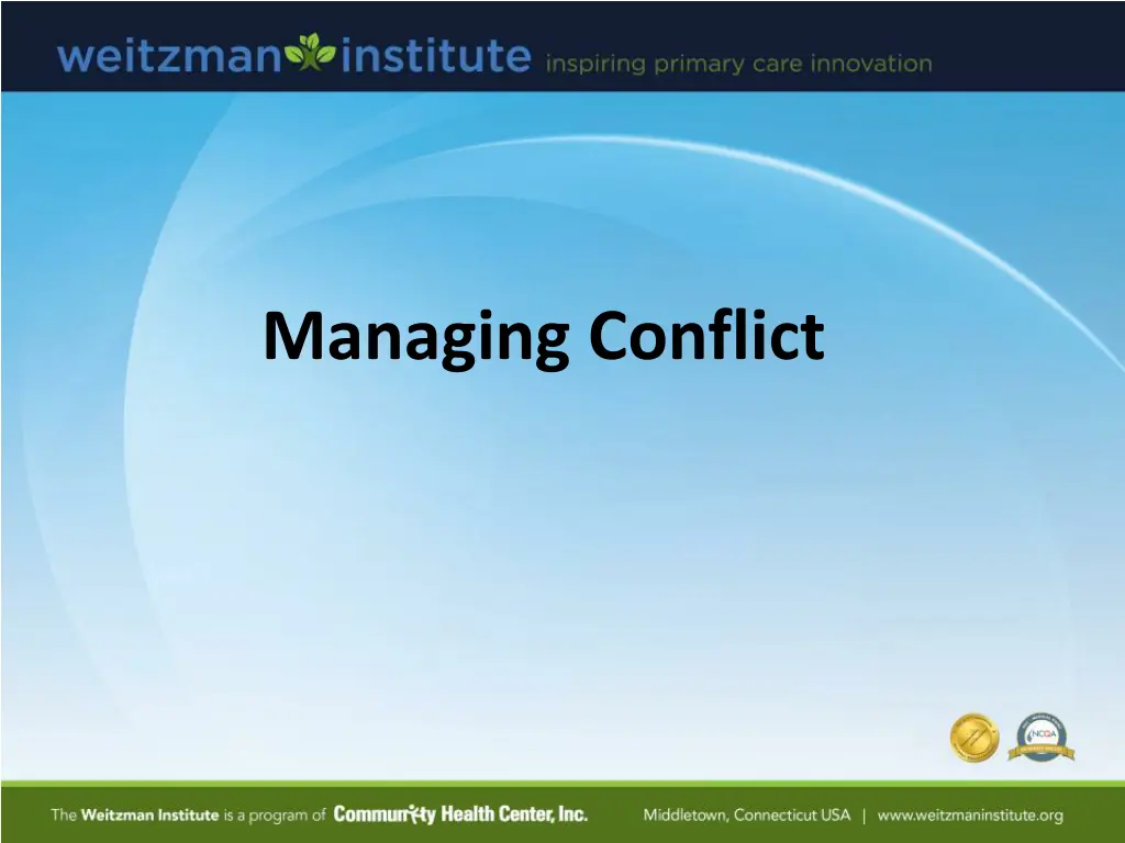 managing conflict