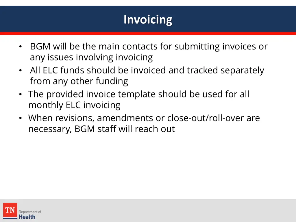 invoicing