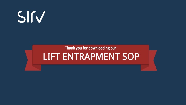 thank you for downloading our lift entrapment sop