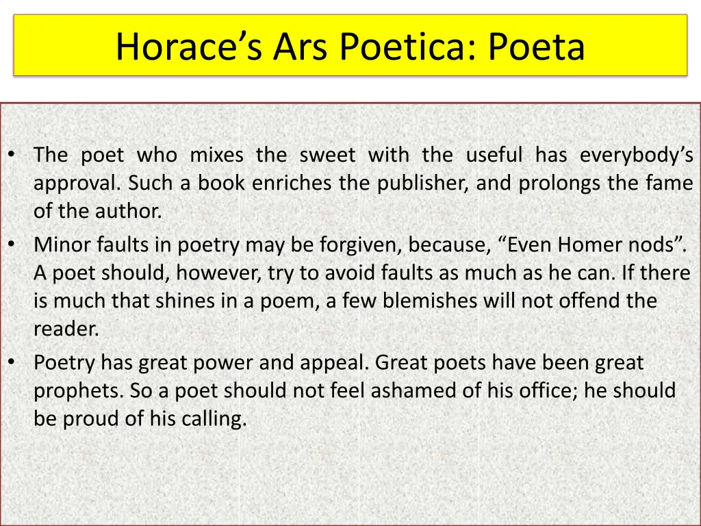 horace s ars poetica poeta 2