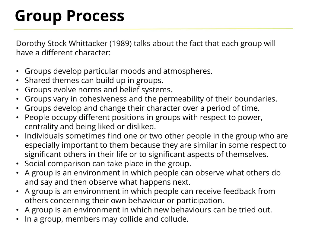 group process