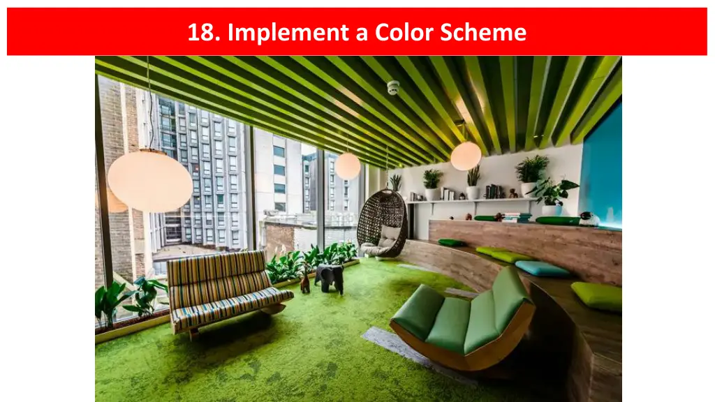 18 implement a color scheme