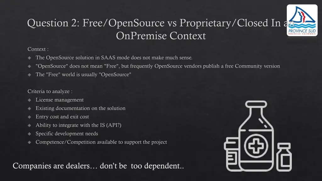 question 2 free opensource vs proprietary closed