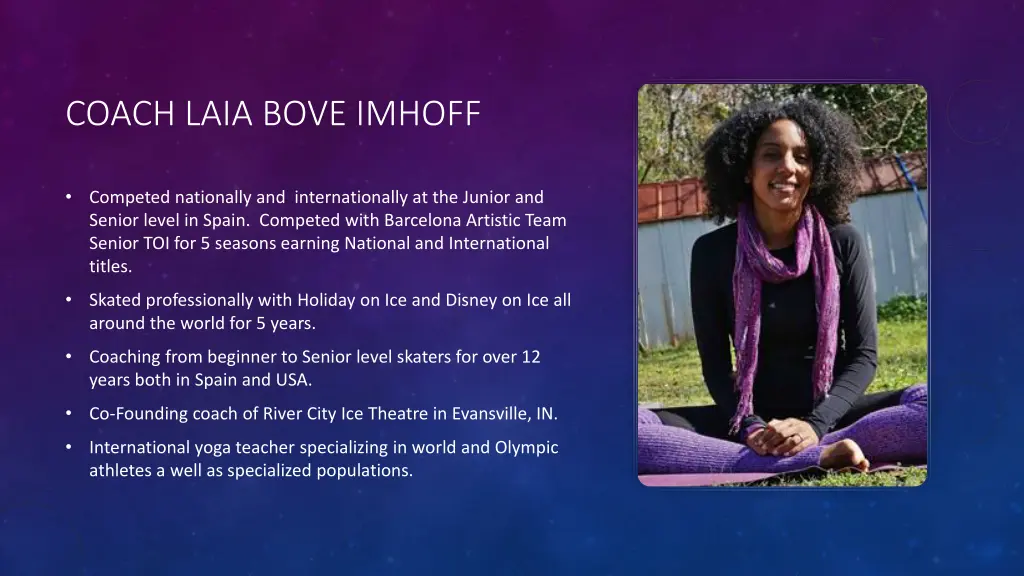 coach laia bove imhoff