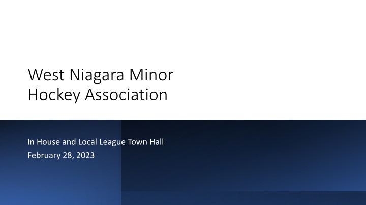 west niagara minor hockey association