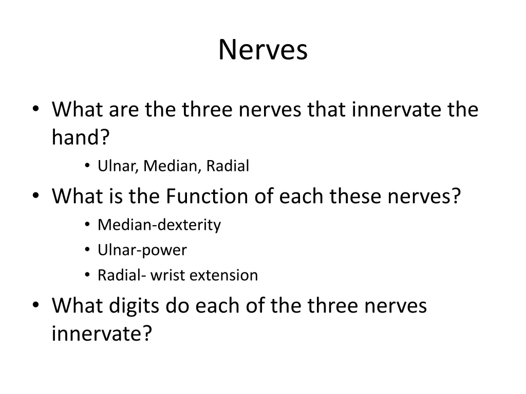 nerves